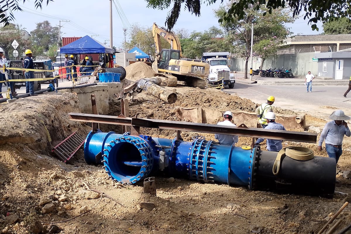 Empezó parada técnica de Acuacar: Más de 60 barrios están sin agua