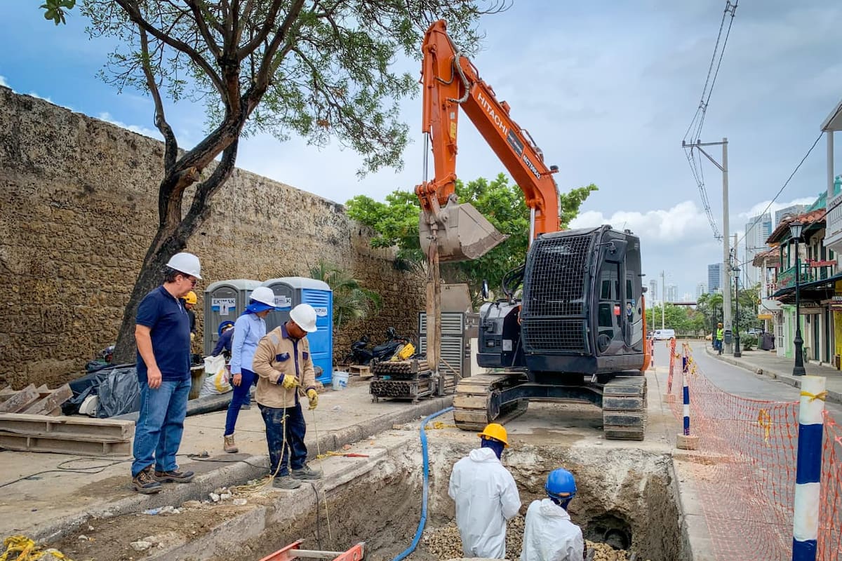 Alcantarillado de Getsemaní se renueva: así avanzan las obras en El Pedregal