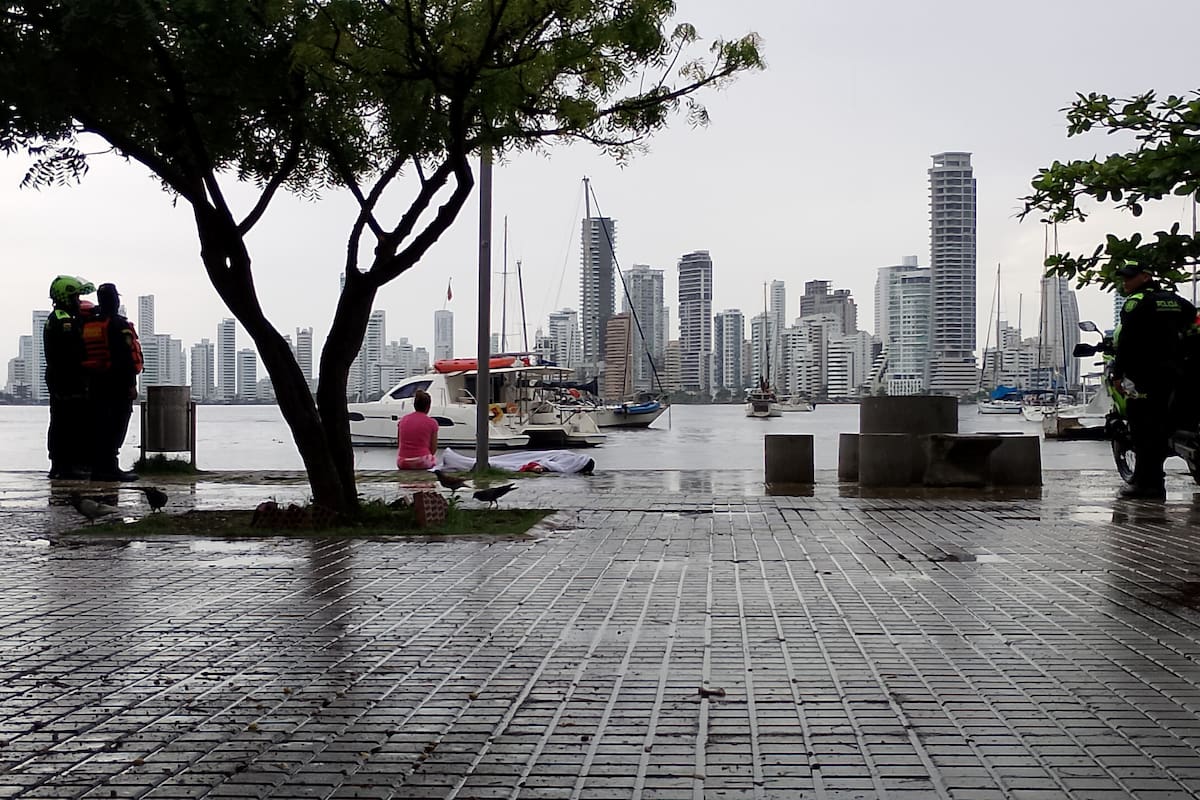 Tragedia en Cartagena: se ahogó menor en la bahía, frente al barrio Manga
