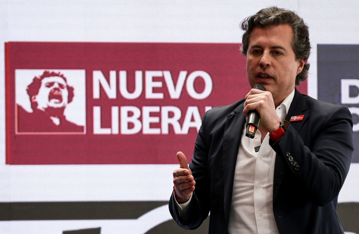 Juan Manuel Galán, líder del Nuevo Liberalismo, habló de la coalición de los partidos. // Foto: Colprensa - Catalina Olaya.