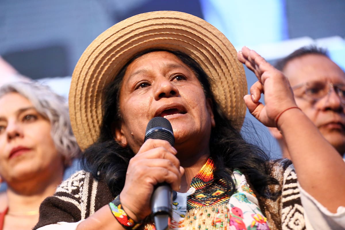 Aida Quilcué aclaró polémica por comentario sobre universitarios
