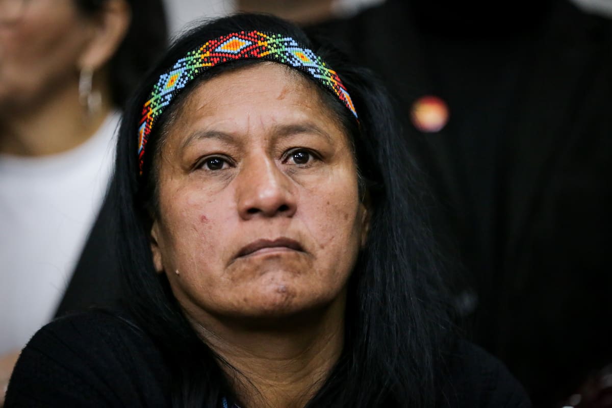 Aída Marina Quilcué Vivas, fórmula vicepresidencial de Iván Cepeda. // Foto: Colprensa