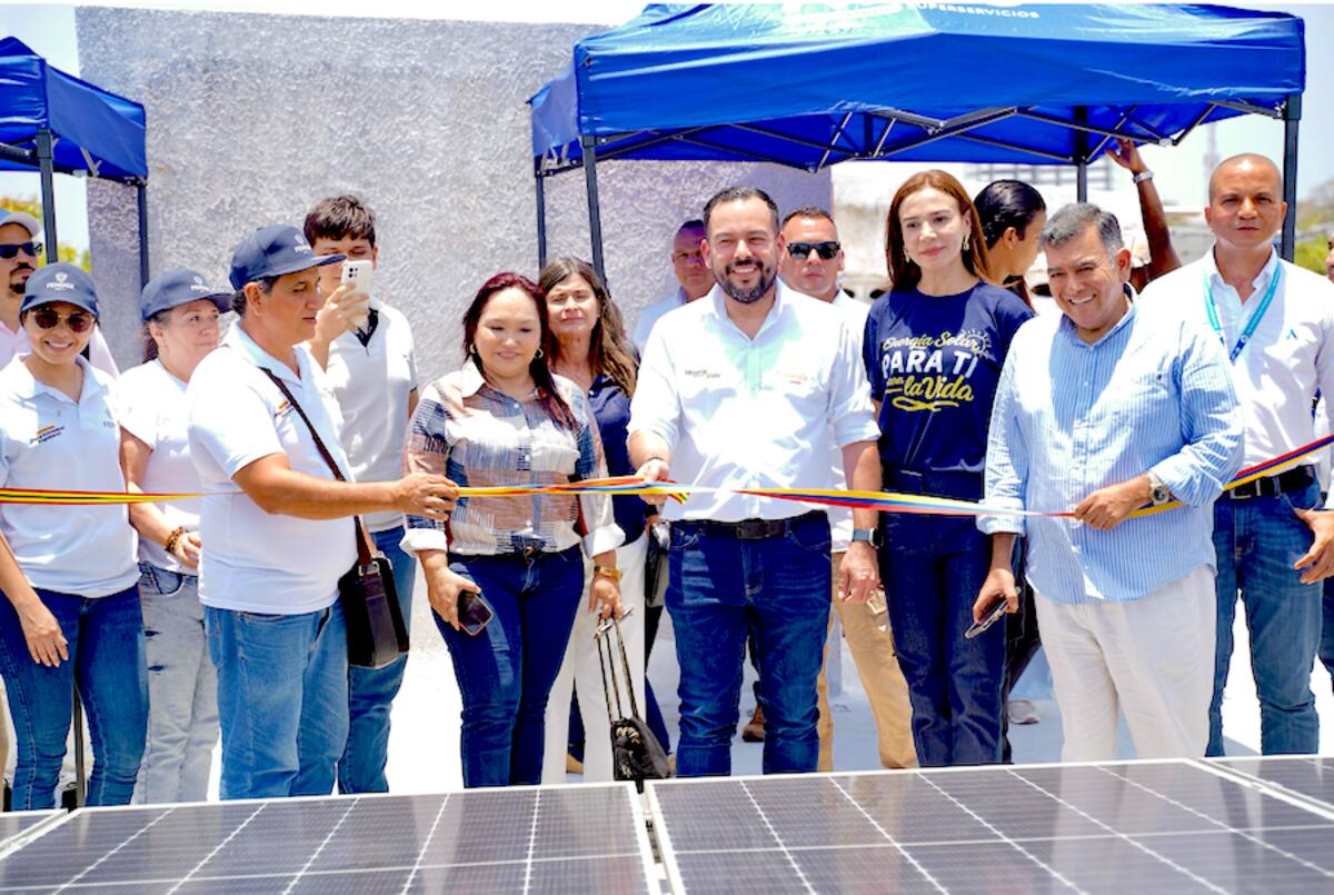 La empresa Air-e Intervenida anunció que hay 1.200 usuarios conectados a la red de Air-e, que representan aproximadamente 70 megavatios nuevos de generación de energía limpia.//Cortesía.