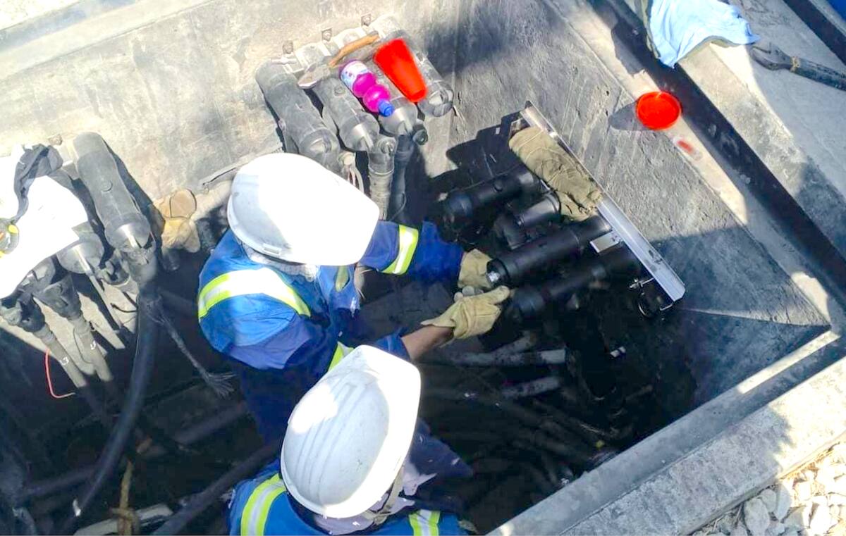 La empresa Air-e Intervenida anunció que hará mantenimiento en el intercambiador vial en Alameda del Río.//Cortesía.