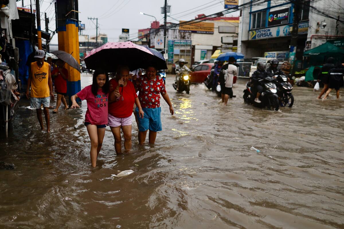 Tormenta tropical en Filipinas: Al menos 4 muertos por fuertes lluvias
