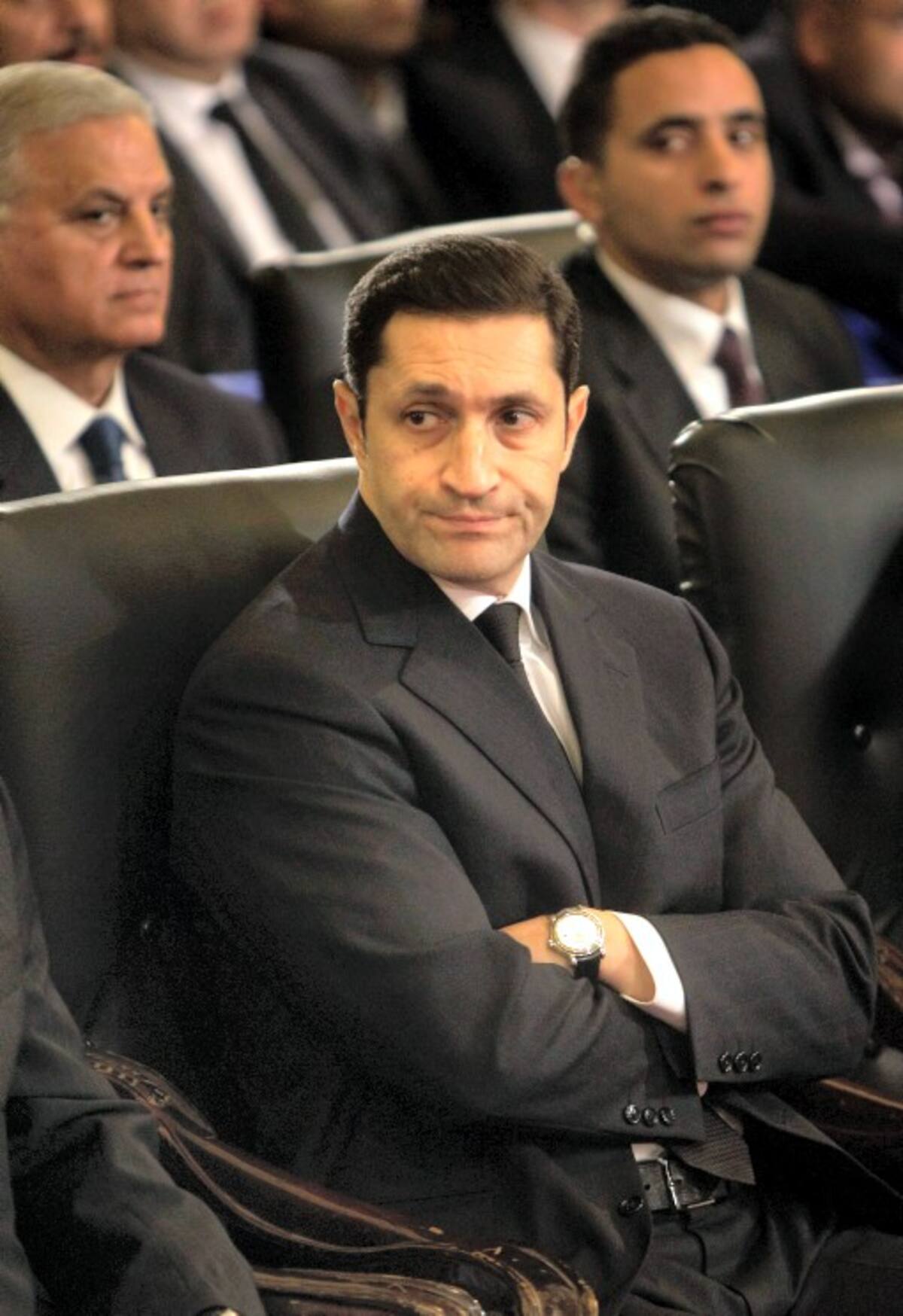 Alaa Mubarak, hijo del expresidente, Hosni Mubarak. AP Ben Curtis
