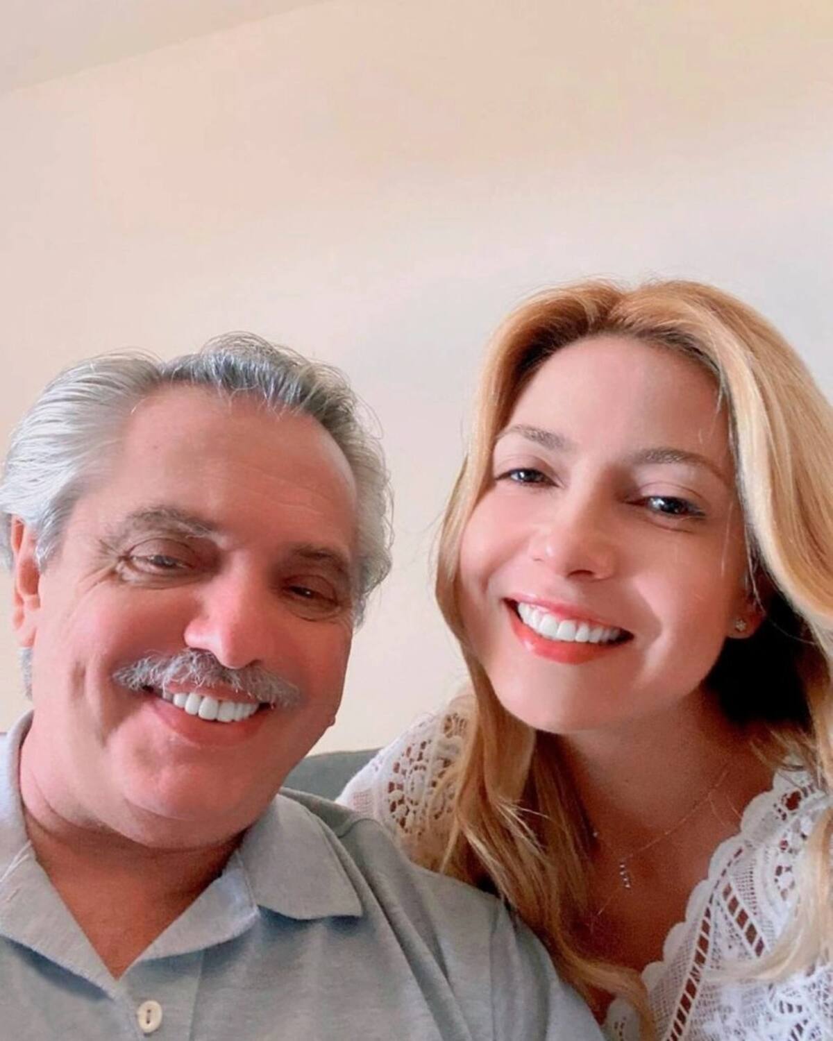 Alberto Fernández y Fabiola Yañez. // tomada de X
