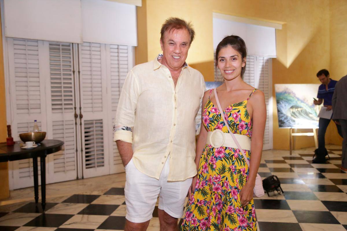 Alberto Roemmers y Gina Vargas.