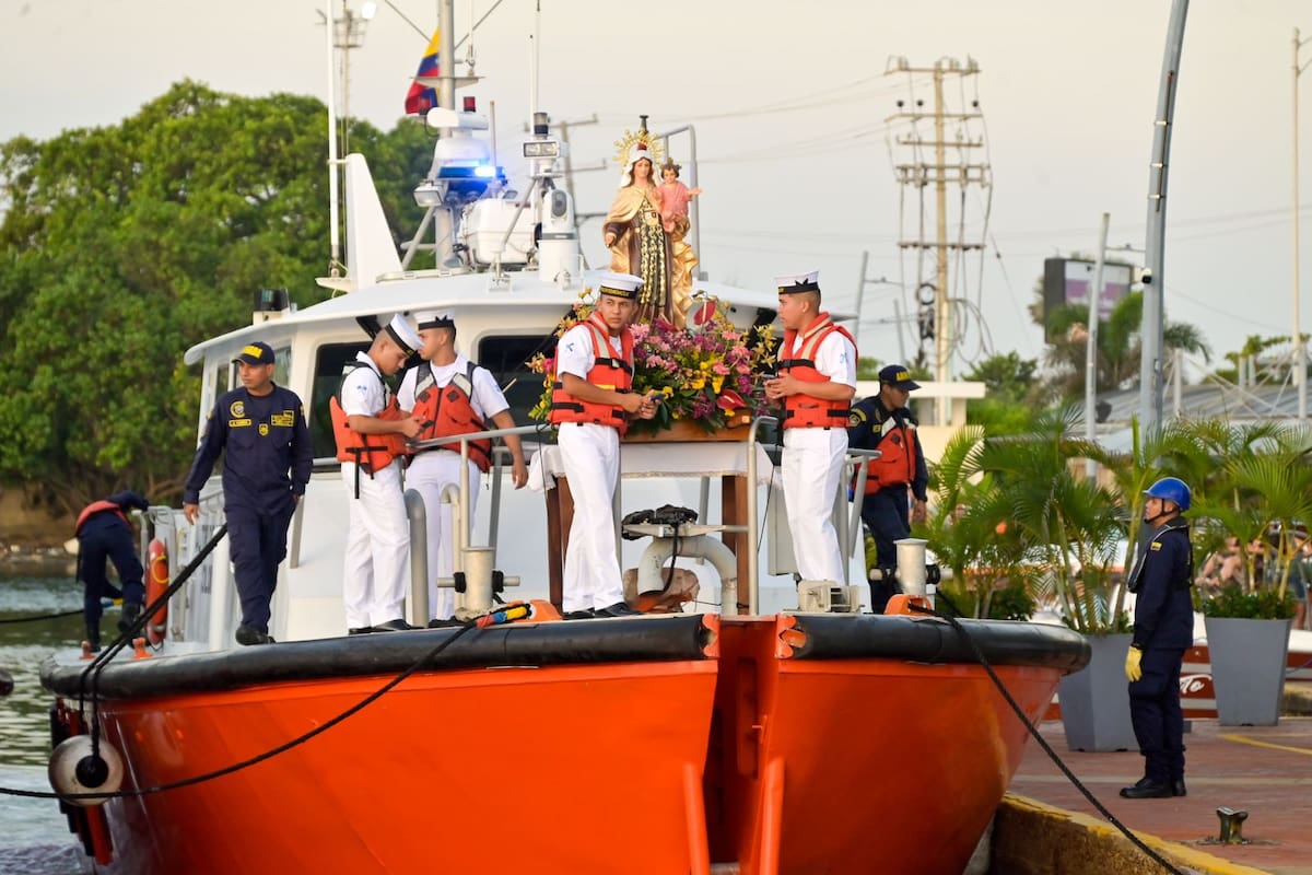 Alborada Náutica en honor de la Virgen del Carmen. //Cortesía.