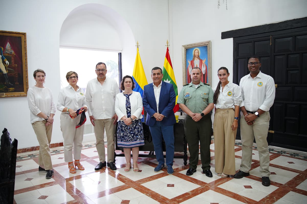Alcalde Dumek Turbay y Alfonso Prada destacan alianza entre Cartagena y Burdeos