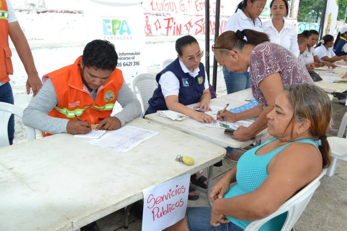 “Alcaldía a tu barrio” llega a toda Cartagena con varios servicios