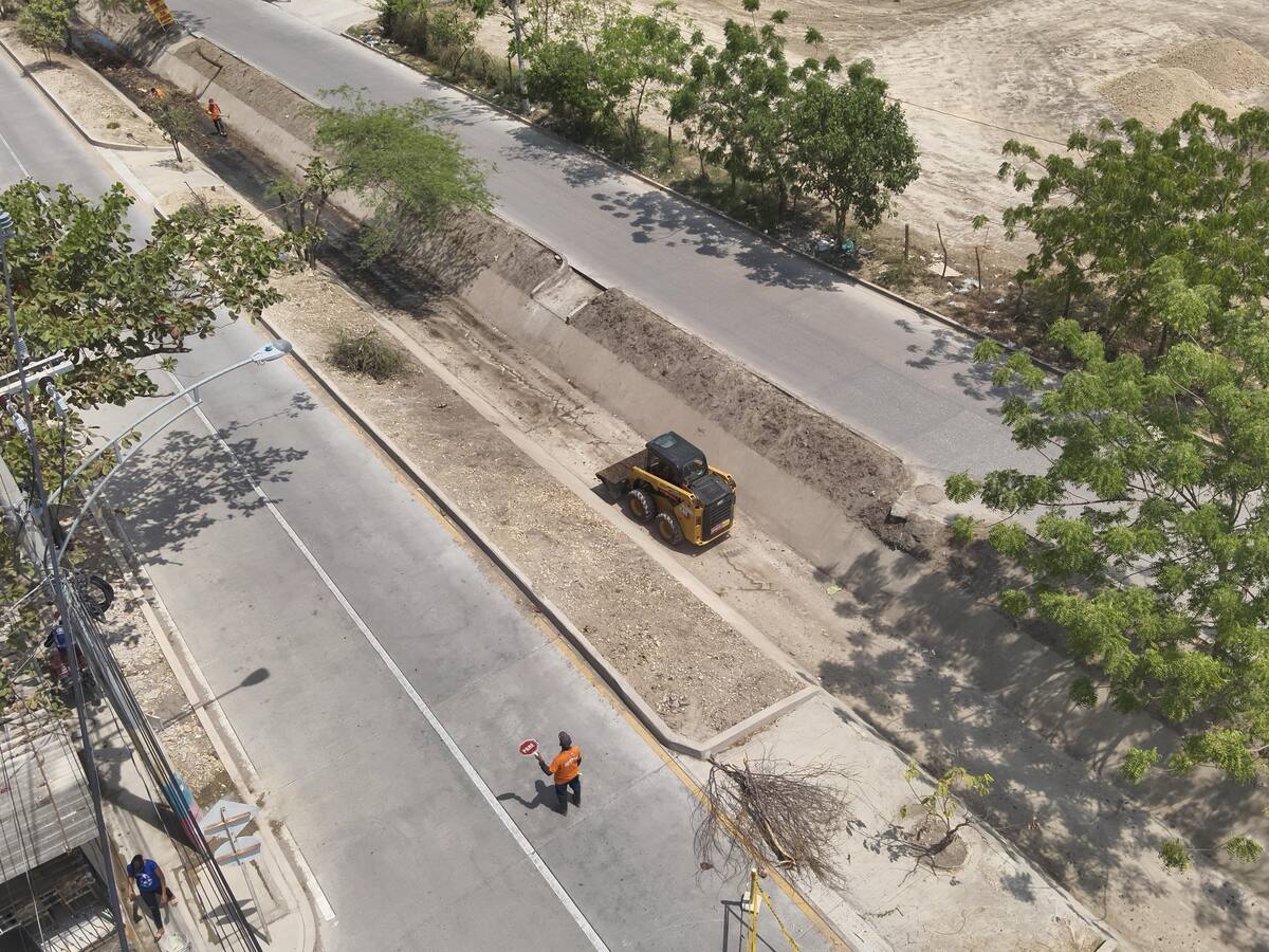 Cartagena activa plan de limpieza de canales por lluvias 2025. // Foto: cortesía - Alcaldía de Cartagena