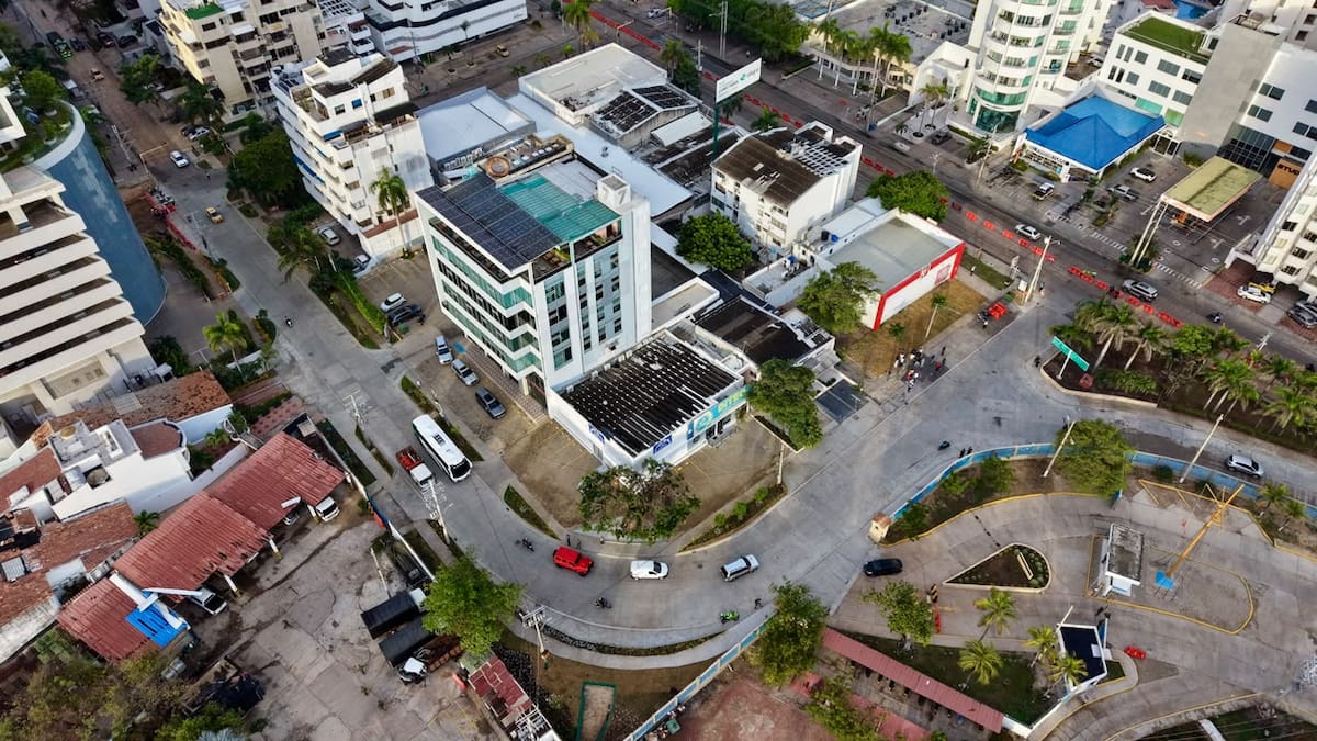 Alcaldía de Cartagena entregó el primer tramo del proyecto 4 en 1 en Bocagrande. // Cortesía - Alcaldía de Cartagena