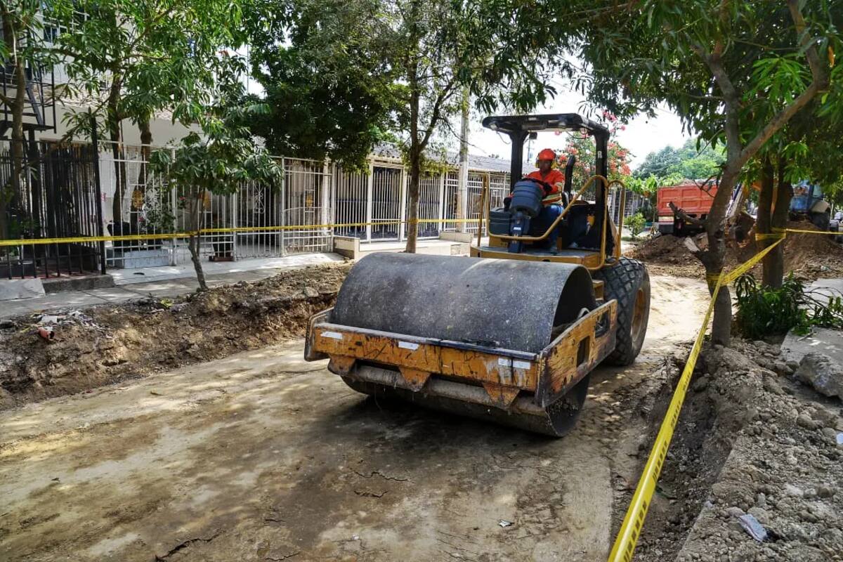 Alcaldía de Cartagena inicia obras de la Transversal 75 en Villas de Aranjuez