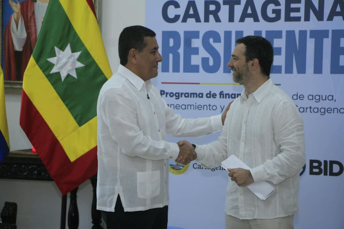 BID aprueba crédito de $120 mil millones para obras de agua y saneamiento en Cartagena