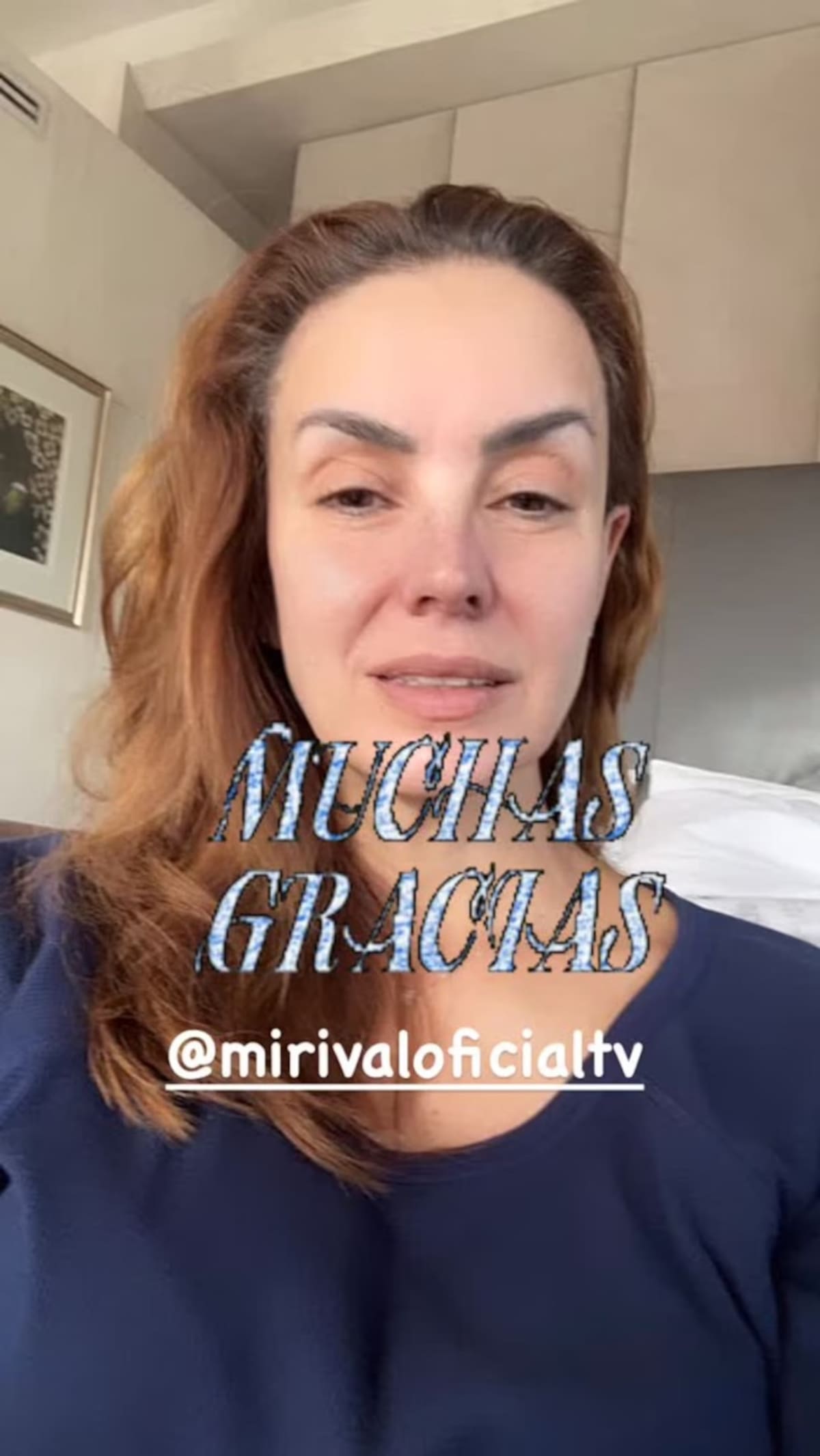Barros compartió un video en sus historias de Instagram para tranquilizar a sus seguidores. // captura tomada de IG @alebarros