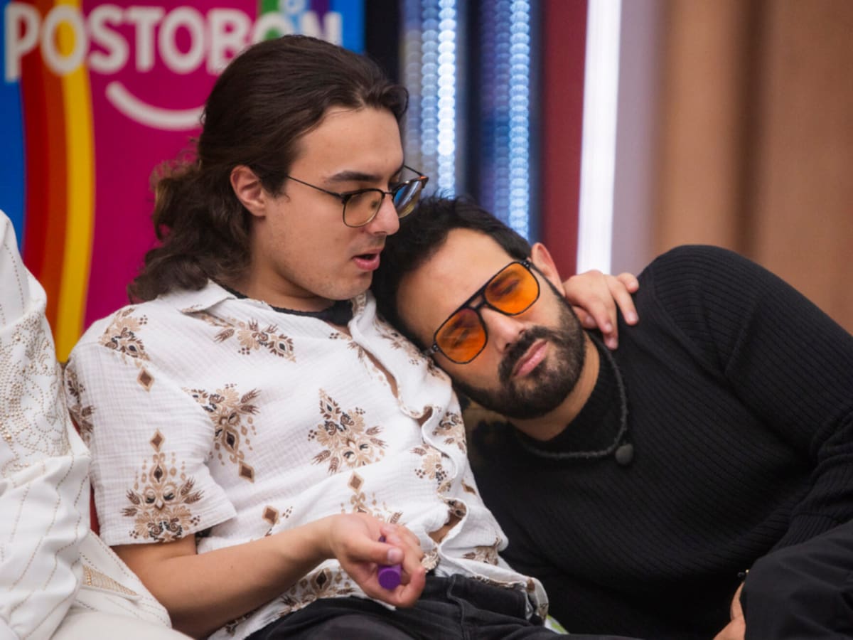 Alejandro Estrada y su hijo Tomás. //Foto: RCN.