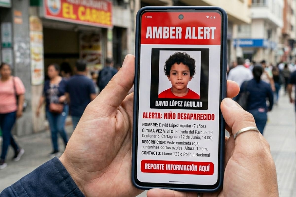 La nueva alerta que recibirán los colombianos cuando un niño desaparezca
