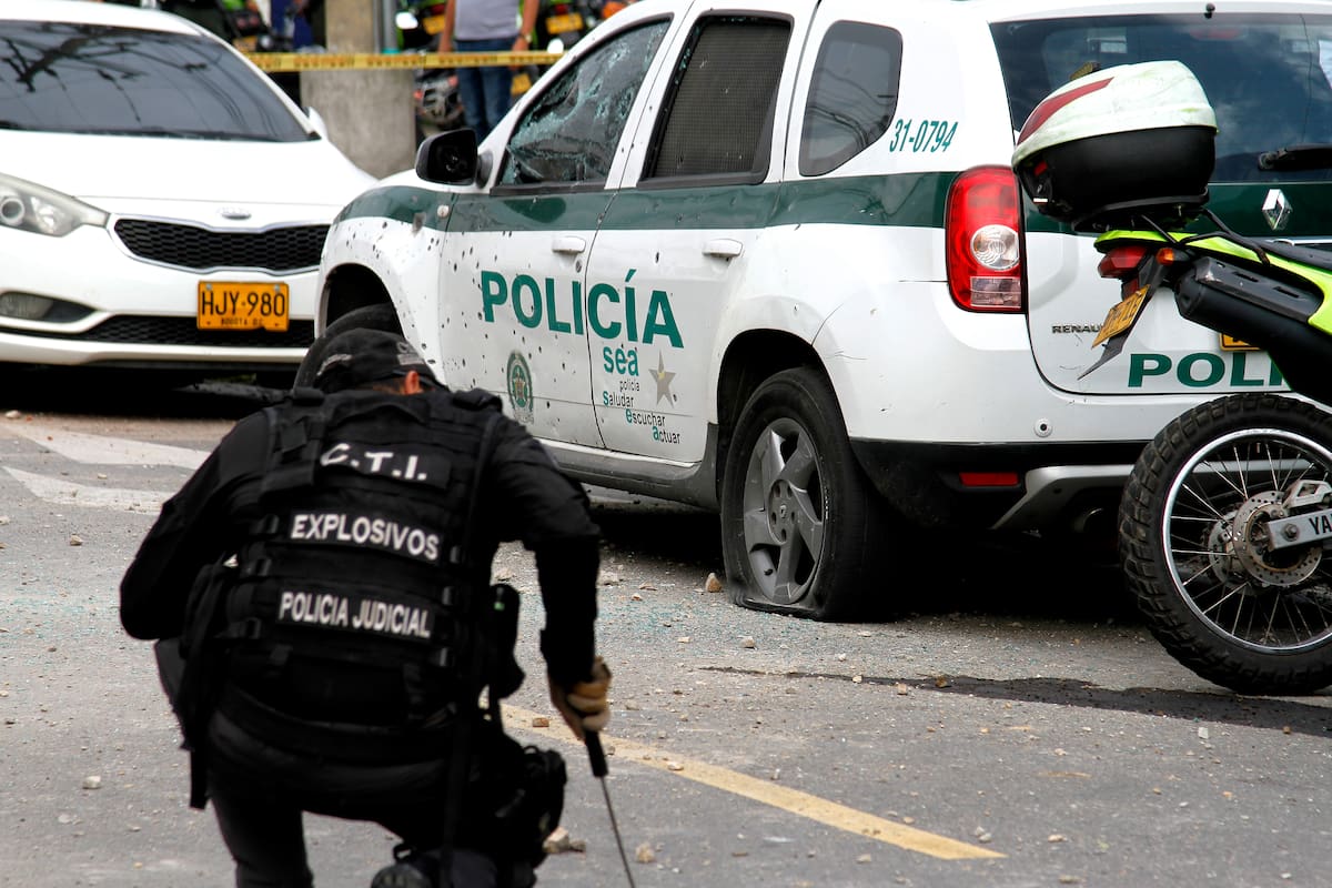 Alerta en Cali por ataques con explosivos contra la Policía. // Foto: Colprensa.