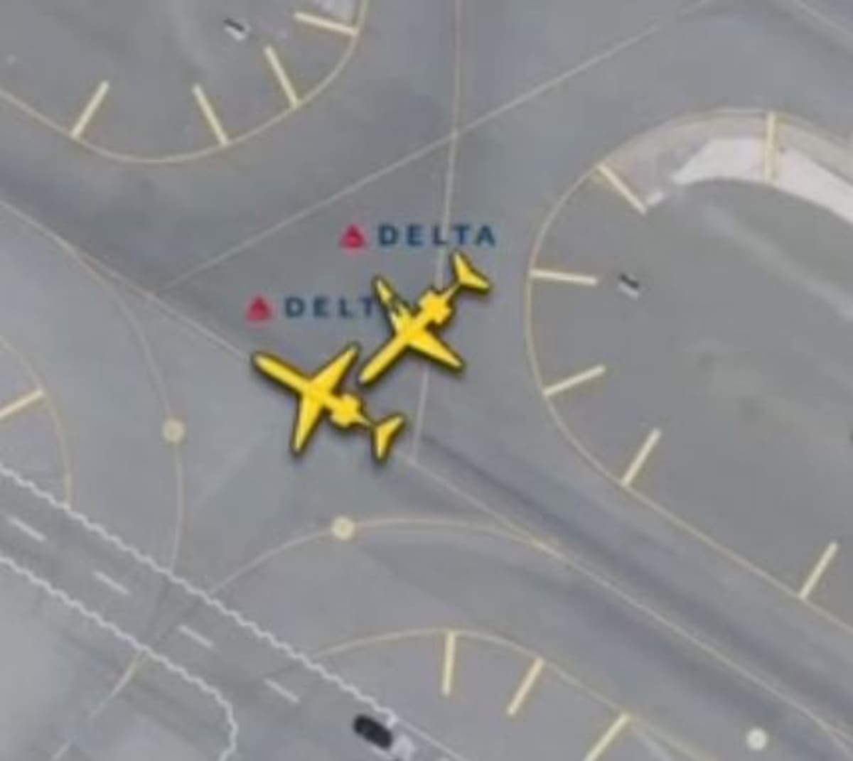 Alerta en Nueva York por choque de dos aviones en aeropuerto. // cortesía