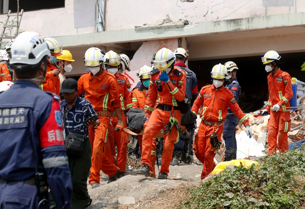 La OMS advierte sobre el riesgo de brotes de coléra en Birmania tras el terremoto. //EFE