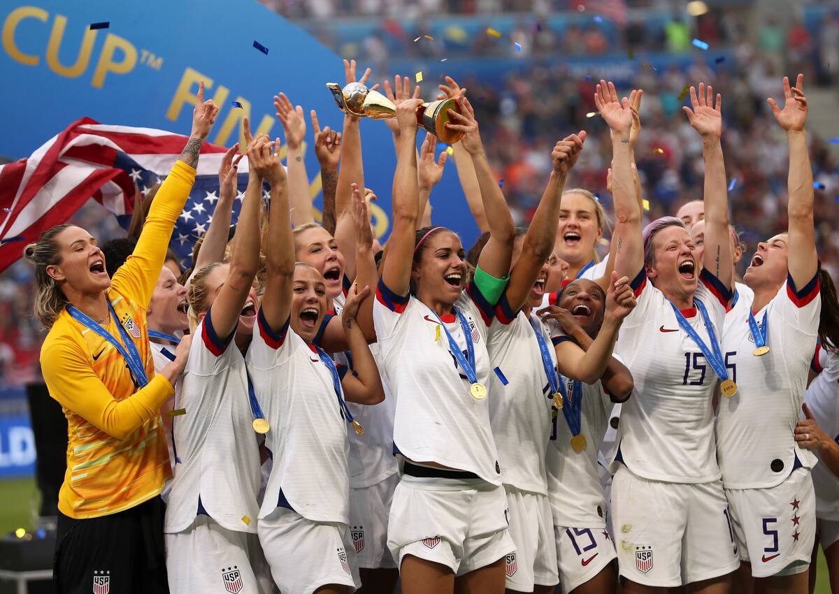 Alex Morgan fue campeona del mundo en dos ocasiones con los Estados Unidos. //AP