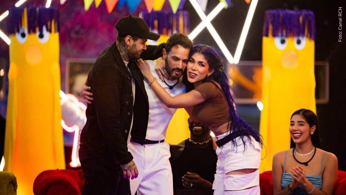 Alexa Torrex, Tebi y Alejandro Estrada. //Foto: RCN.