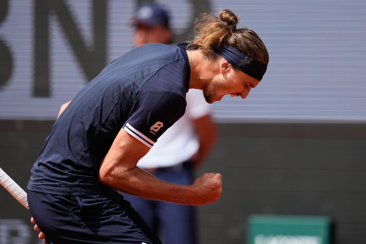 Alexander Zverev superó su último test y estará en la final de Roland Garros