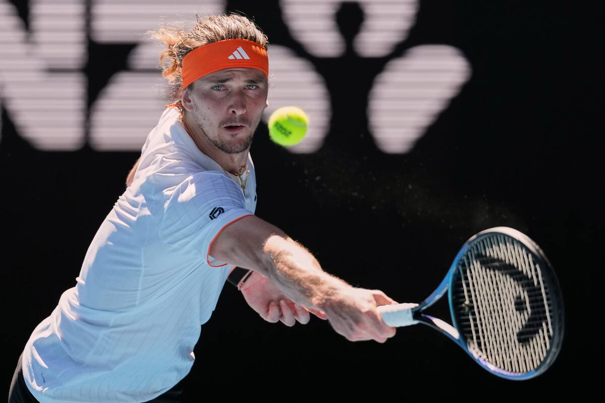 Alexander Zverev es uno de los aspirantes en el Abierto de Australia. //Foto, AP: Dita Alangkara
