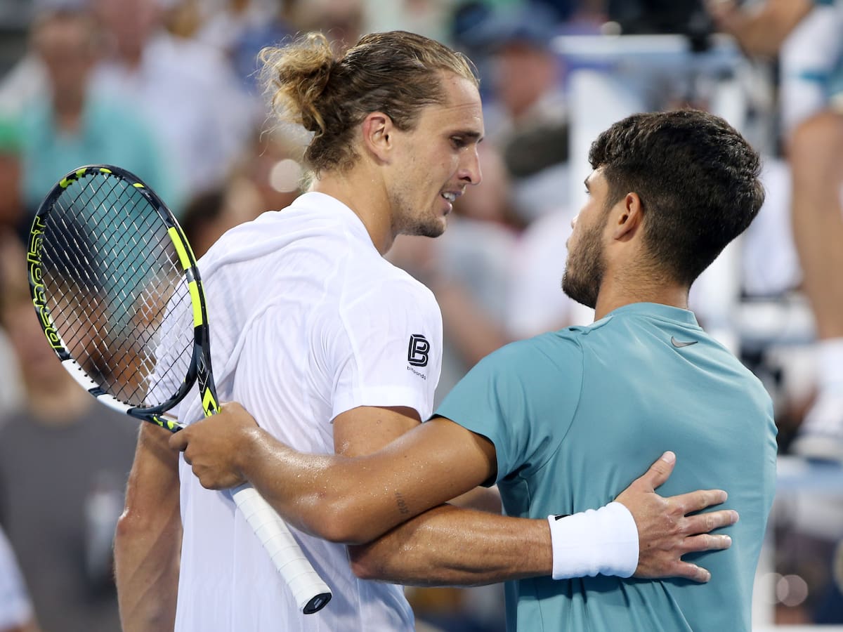 El alemán Alexander Zverev se ha situado en la segunda posición de la clasificación de la ATP al adelantar al español Carlos Alcaraz. //Foto, EFE: MARK LYONS/Archivo