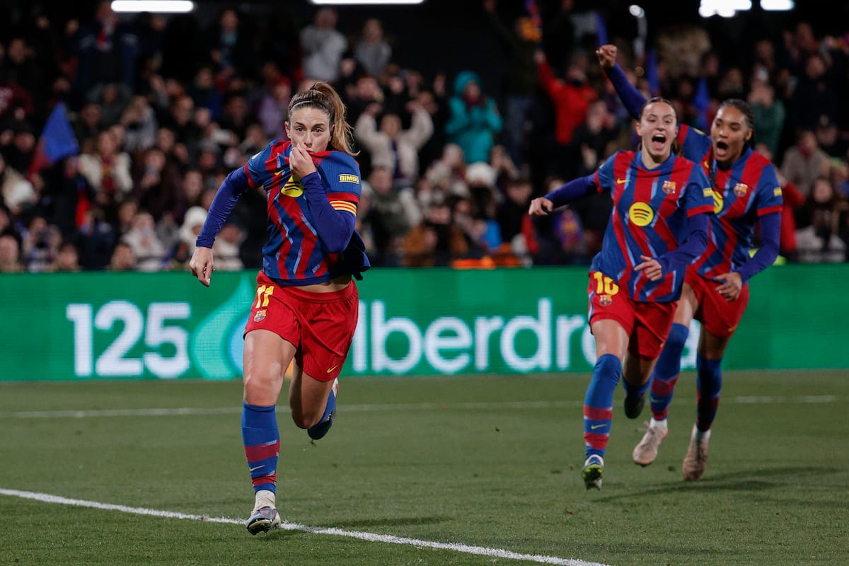 Alexia Putellas sentenció la Supercopa de España para Barcelona. //Foto, EFE: Manuel Bruque.