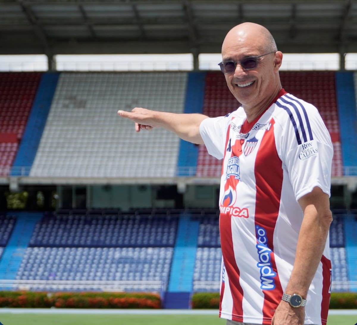 Alfredo Arias director técnico de Junior de Barranquilla.//Cortesía @JuniorClubSA.