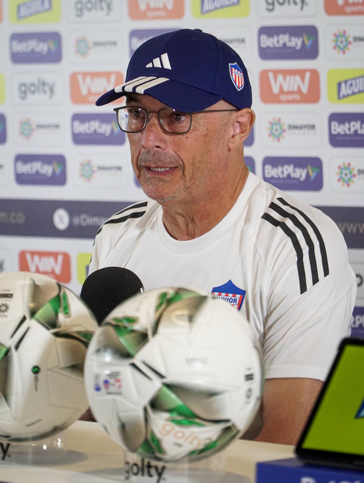 Alfredo Arias, director técnico de Junior de Barranquilla.//Cortesía @JuniorClubSA.
