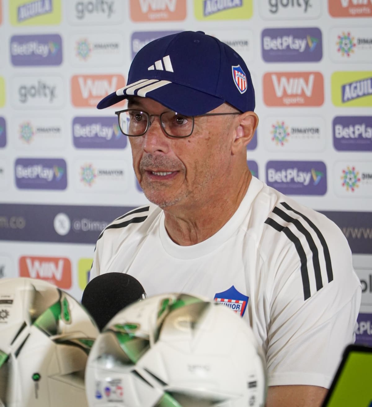 Alfredo Arias, director técnico de Junior de Barranquilla.//@JuniorClubSA.