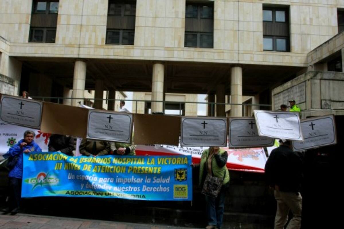 Los graves problemas de salud en Colombia han generado toda clase de protestas por parte de los usuarios. Colprensa
