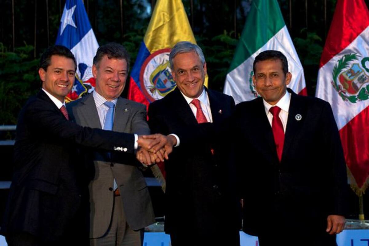 Alianza del Pacífico está conformado por México, Colombia, Perú y Chile. ARCHIVO