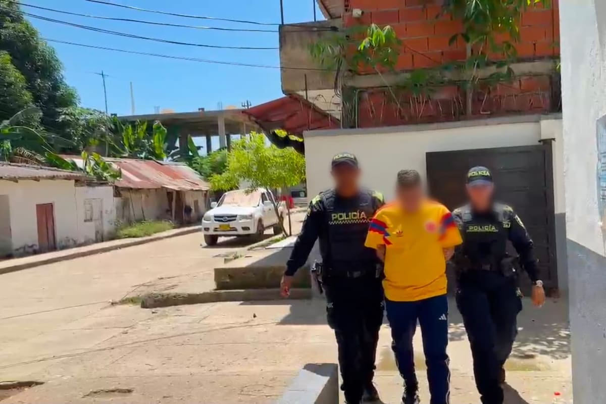 Alias ‘Andresito’ iba con su familia de paseo y cayó por concierto para delinquir