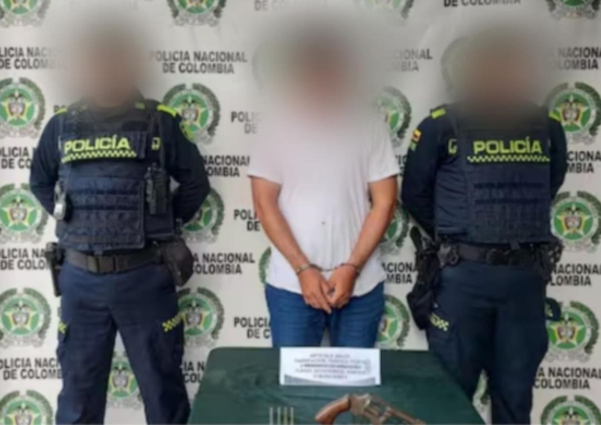 Alias 'Bisolvon', capturado en Arjona con un arma de fuego.