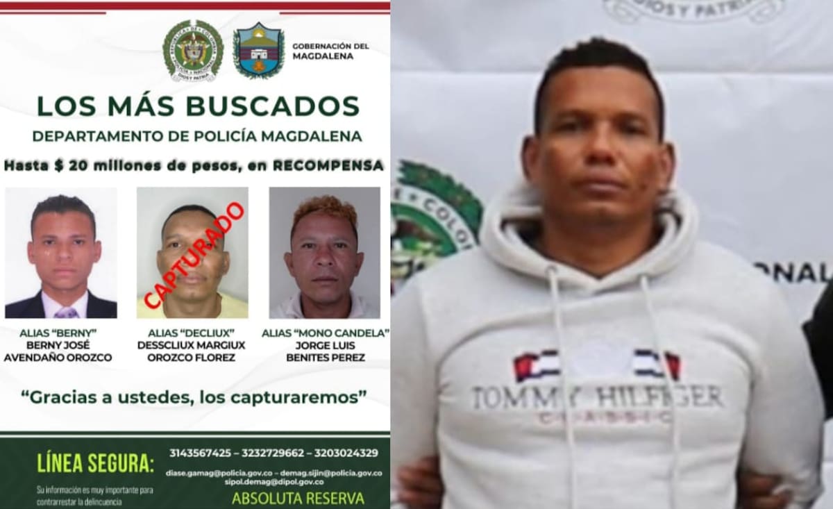 Alias 'Decliux', de los más buscados en Magdalena.