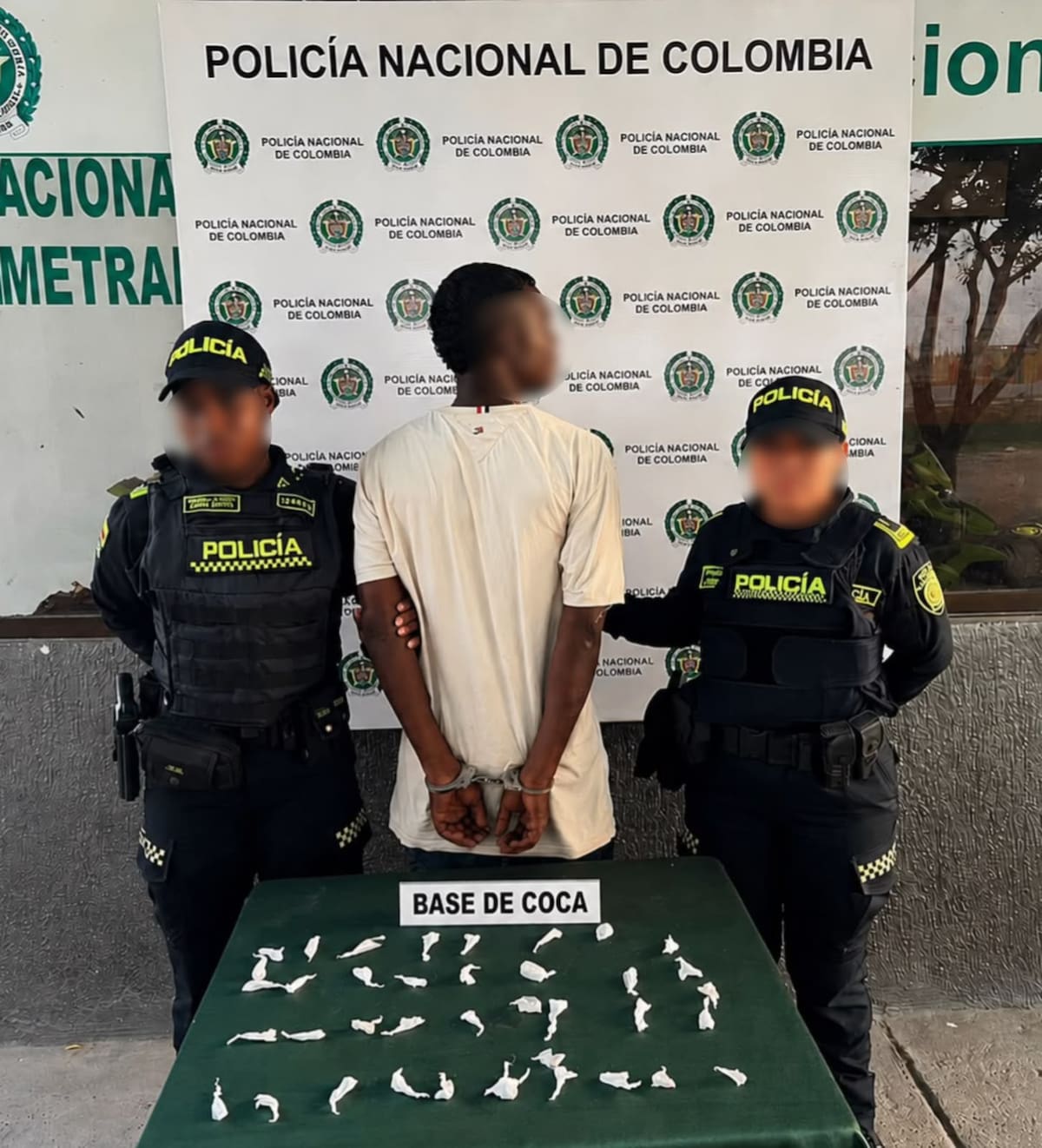Alias 'el Alex', capturado en el barrio La Esperanza.