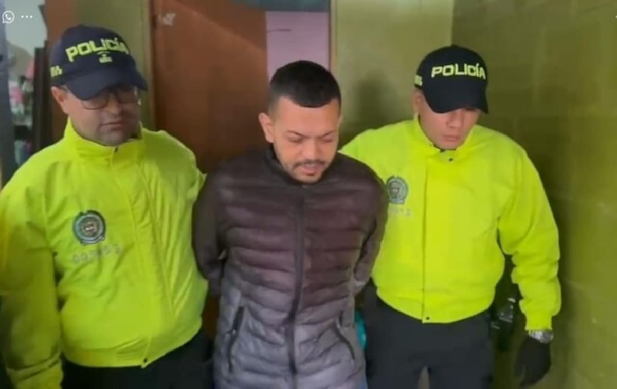 Alias ‘El Costeño’, vinculado a nuevo capturado por crimen en Medellín. // Foto: Fiscalía.