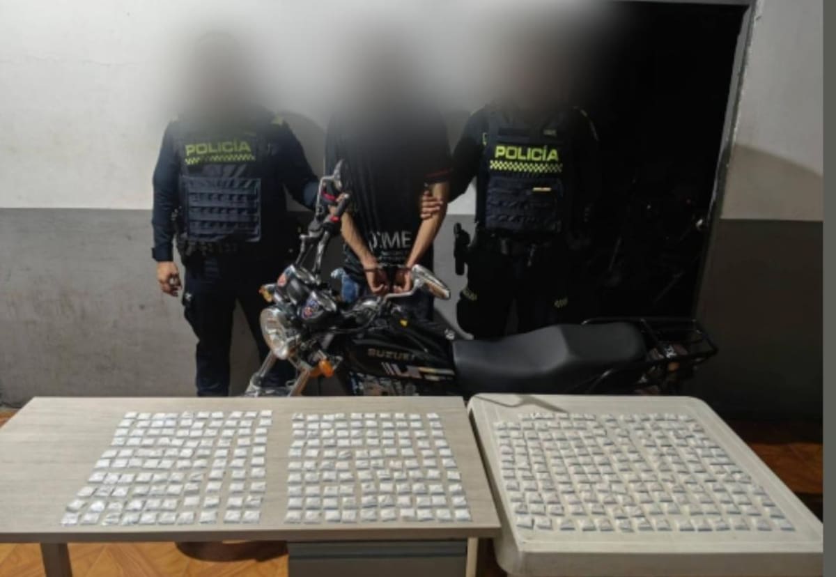 Alias 'el Culebrita', capturado. // Foto: Policía de Bolívar