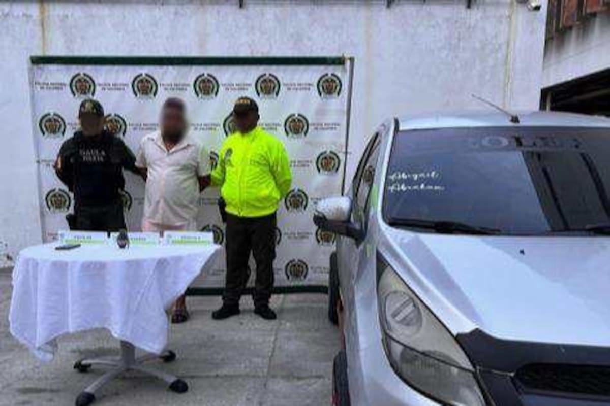 Este es ‘el Gordo’: la Policía lo capturó con una granada en Bocagrande