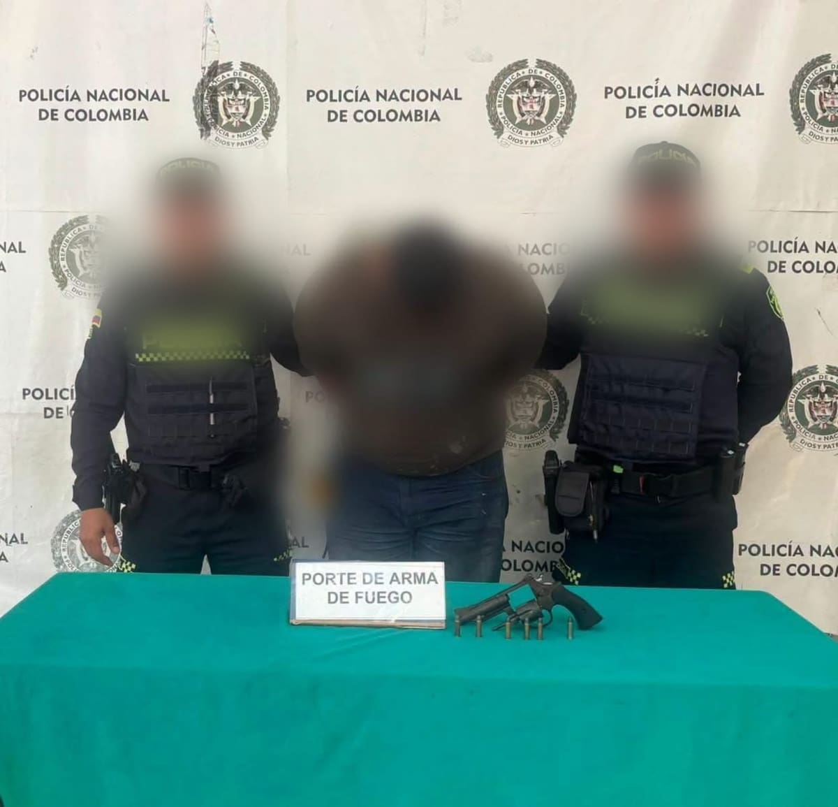 Alias 'el Guajiro', capturado. // Foto: Policía de Bolívar