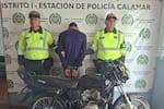 Alias ‘el Guajiro’ cayó con una moto regrabada en carretera de Bolívar