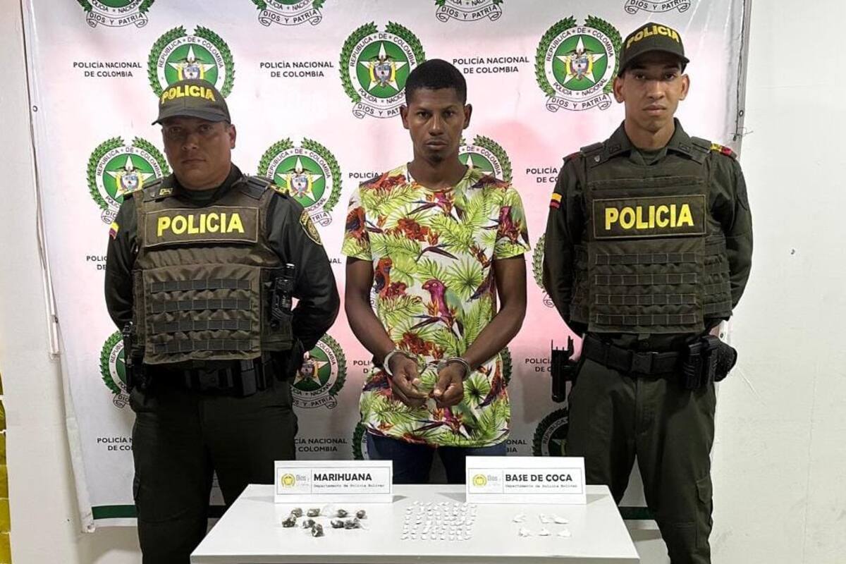 Cayó alias ‘el Sayayín’ con 70 sobres con base de coca