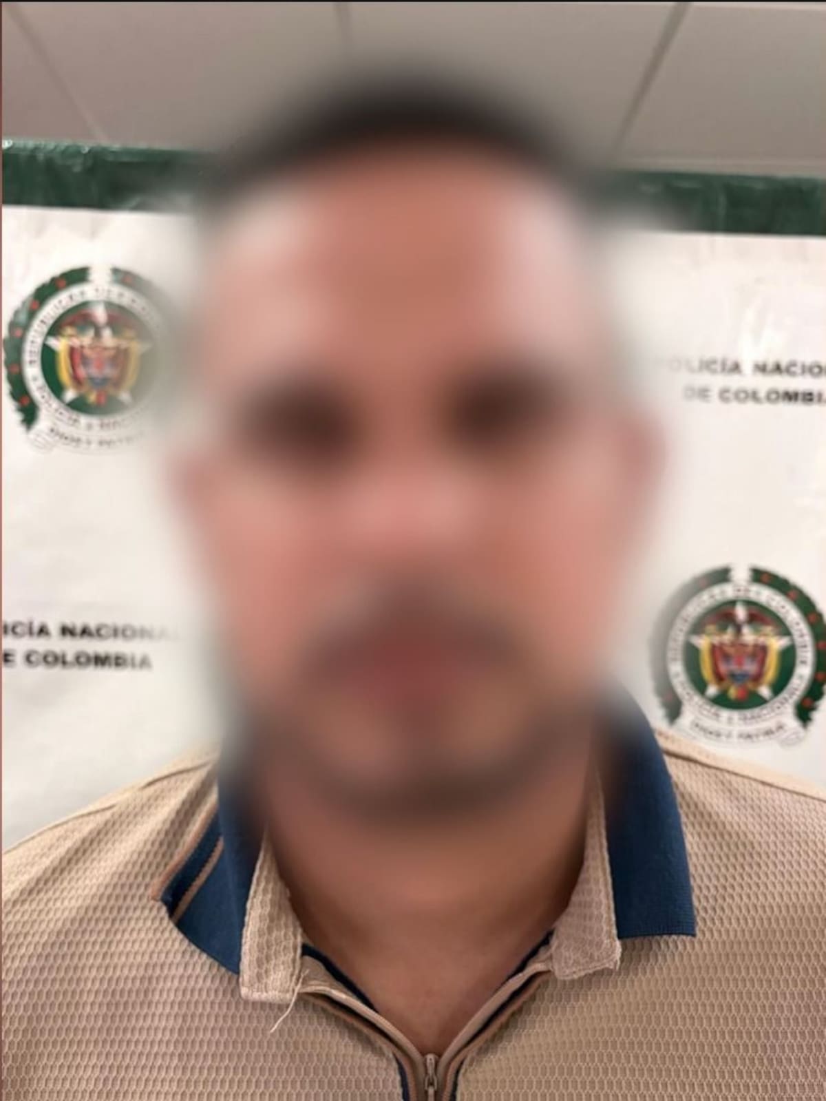 Alias 'el Virolo' fue capturado en Bocagrande, Cartagena mediante un operativo de la Interpol y la Policía Nacional. //Foto Autoridades.