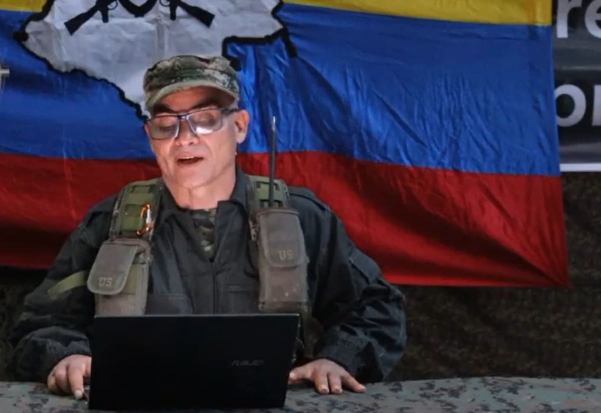 Alias 'Iván Mordisco', jefe de disidencias. // Captura de pantalla.