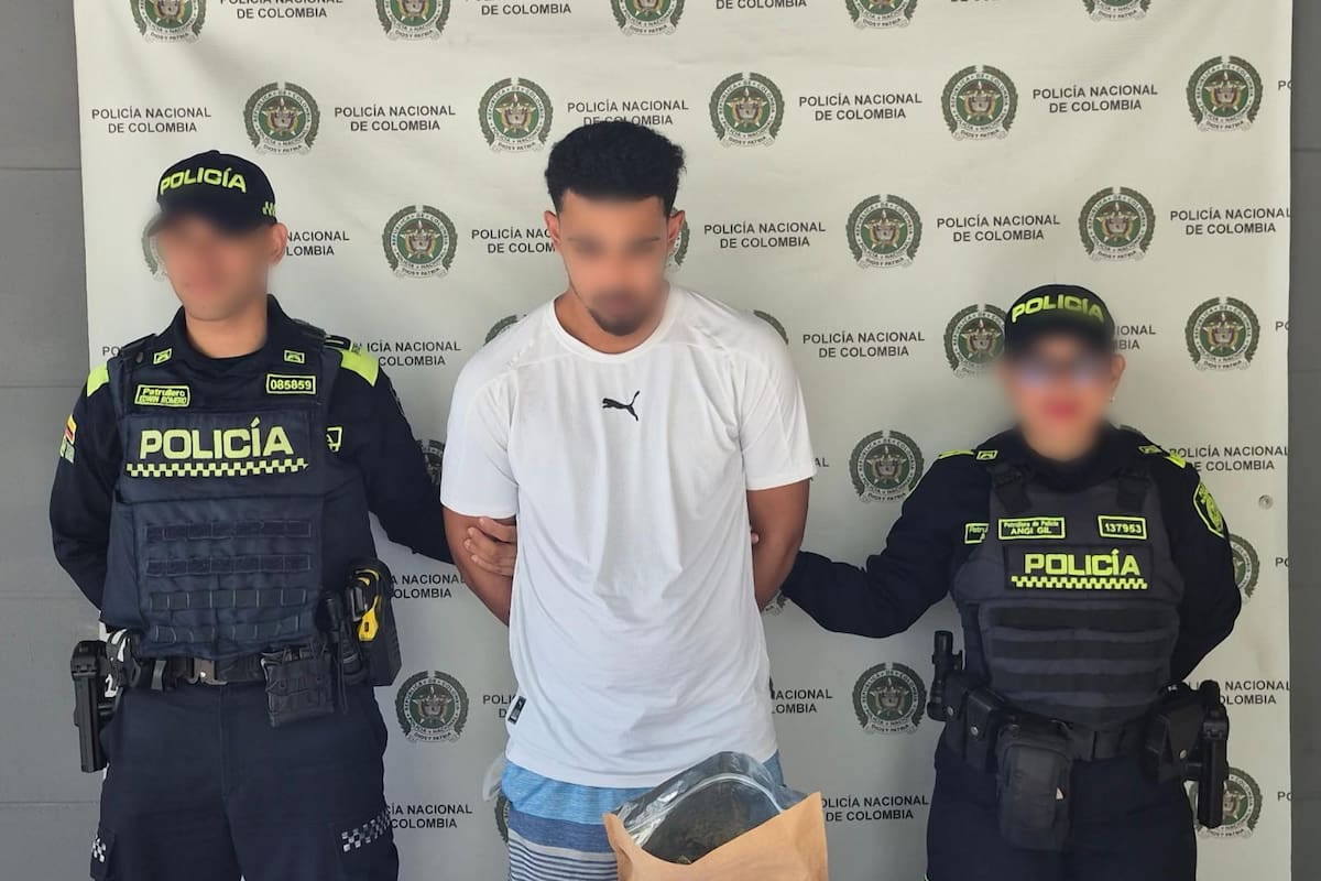 Alias ‘Lucho’ volvió a ser capturado en Getsemaní: llevaba un kilo de marihuana