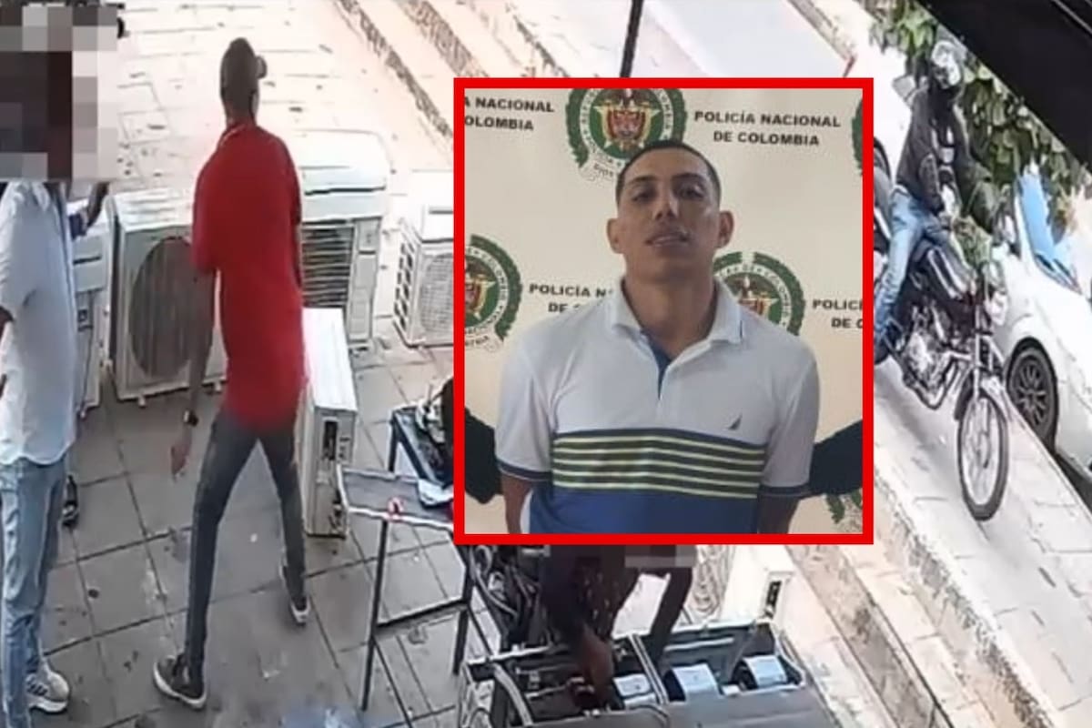 Video: así atracaba ‘Muslo’ en centros comerciales, pese a su casa por cárcel